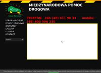 Strona internetowa z Kucz. Pomoc Drogowa