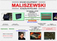 Maliszewski-Sound Equipment. Produkcja i Serwis Urządzeń Nagłaśniających.