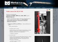 Strona internetowa z MM Markus