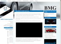 Strona internetowa z BMG Goworowski Autoryzowany Dealer Mazda