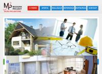 Strona internetowa z Modern Projekt
