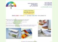 Strona internetowa z Offer. Druki Reklamowe, Upominki Firmowe