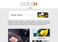 Strona internetowa z Patex. PHU. Krajewski P.