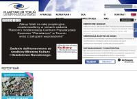 Strona internetowa z Planetarium im. W. Dziewulskiego