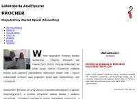 Procner. Laboratoria Analityczne. Badania Krwi, Moczu