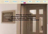 Kancelaria Radców Prawnych. Beata Kowalska-Osadowska i Magdalena Poniatowska-Maciaszek