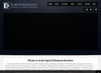 Strona internetowa z Kameleon. Agencja Reklamowa. Projekty, Druk, Reklama