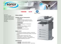 Strona internetowa z Sofex. Dealer Firmy Toshiba. Szymczak m.