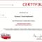 certyfikat