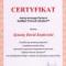 certyfikat