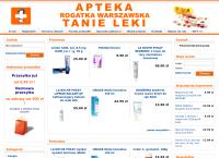 Strona internetowa z Nova. Apteka