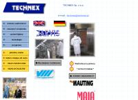 Strona internetowa z Technex. Sp. Z O.o.