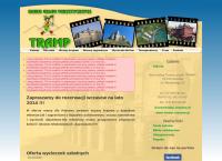 Strona internetowa z Tramp-Polka Service. Biuro Usług Turystycznych