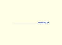 Strona internetowa z Transoft. Komputery, Kasy Fiskalne, Akcesoria