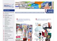 Strona internetowa z Profill. Wydawnictwo