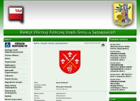 Strona internetowa z Urząd Gminy Sędziejowice