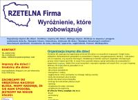 Strona internetowa z Klaun Apsik