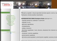 Strona internetowa z Nagrobki, Liternictwo - Salon Nagrobkowy \"irena\"