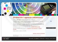 Strona internetowa z Idea Druk