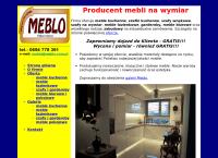 Strona internetowa z Meblo - Marcin Przybyłek