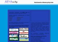 Strona internetowa z Aqua Mag