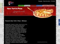 Strona internetowa z New York's Pizza