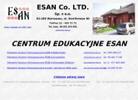 Strona internetowa z Policealne Studium Farmaceutyczne Esan