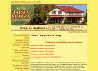 Strona internetowa z Apartamenty Barwy Morza-Noclegi Domki W Rowach