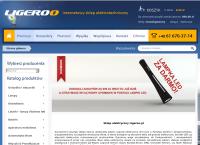 Strona internetowa z Ligeroo