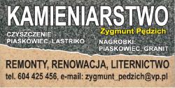 Zakład Kamieniarski Zygmunt Pędzich