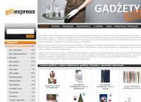Strona internetowa z Giftexpress
