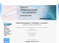 Strona internetowa z Gabinet Stomatologiczny \"na Bukowym\"