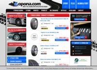 Strona internetowa z Sklep e-Opona.com