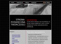 Strona internetowa z Ks-Architektrua