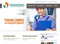Strona internetowa z Central - Dom Technika Grzewcza i Sanitarna