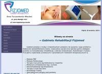 Strona internetowa z Gabinet Rehabilitacji Fizjomed Anna Turczeniewicz-Wiecheć