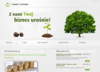 Strona internetowa z Invest Concept Sp. z o.o.
