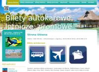 Strona internetowa z Agencja Finansowo Turystyczna Megahome
