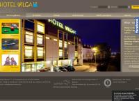 Strona internetowa z Hotel Wilga