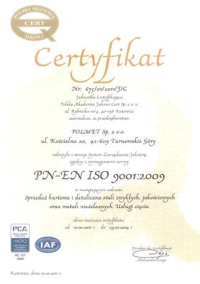 Certyfikat-ISO