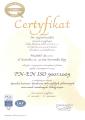 Certyfikat ISO