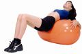 Piłka rehabilitacyjna fasolka gładka 40 cm