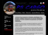 Strona internetowa z Ps Cargo Paweł Stachorzecki