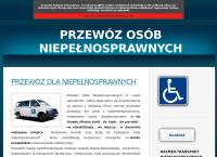 Strona internetowa z Przewóz Osób Niepełnosprawnych