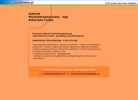 Strona internetowa z Gabinet Psychoterapeutyczny Katarzyna Liszka
