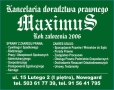 Kancelaria Doradztwa Prawnego Maximus