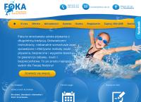 Strona internetowa z Foka Wrocławska Szkoła Pływania