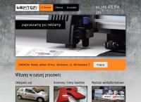 Strona internetowa z Pracownia Reklamowa Wektor