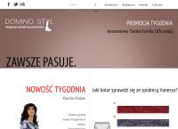 Strona internetowa z Domino Styl