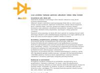 Strona internetowa z Alled